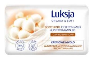 MYDŁO LUKSJA CREAMY COTTON KOSTKA 90 g SARANTIS