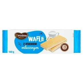 WAFLE DESSIMO Z KREM MLECZNYM 160 g MW DOBRY WYBÓR