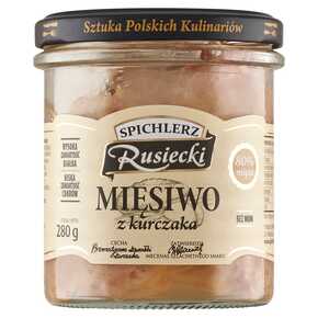 KONSERWA SPICHLERZ RUSIECKI MIĘSIWO Z KURCZAKA 280 g PAMAPOL