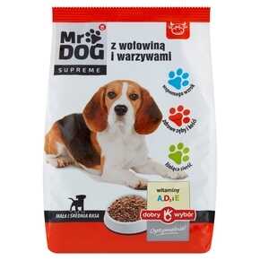 KARMA PIES MR DOG WOŁOWINA WARZYWA SUCHA 500 g MW DOBRY WYBÓR