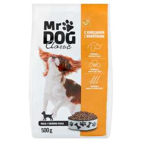 KARMA PIES MR DOG KURCZAK WARZYWA SUCHA 500 g MW DOBRY WYBÓR