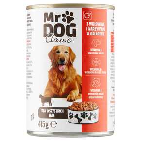 KARMA PIES MR DOG WOŁOWINA WARZYWA 415 g MW DOBRY WYBÓR PUSZ