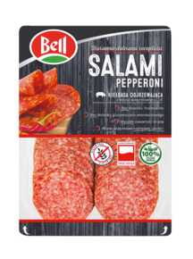 SALAMI DOJRZEWAJĄCE PEPPERONI 100 g BELL
