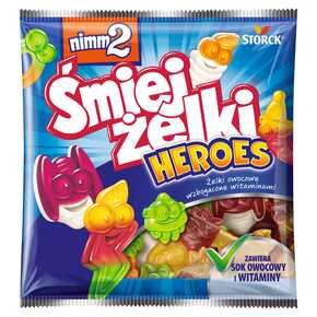 ŻELKI NIMM2 SMIEJŻELKI HEROES 90 g STORCK