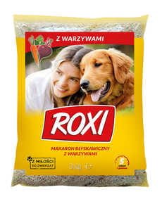KARMA DLA PSA MAKARON ROXI Z WARZYWAMI 3 kg