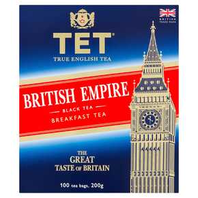 HERBATA EXP TET THE BRITISH EMPIRE BLACK TEA 100*2 g +25*2 g SG POLAND