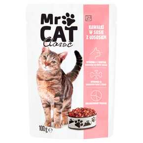 KARMA KOT MR CAT ŁOSOŚ 100 g MW DOBRY WYBÓR SASZ