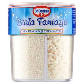 MIX DEKORACJI CUKROWYCH BIALA FANTAZJA 73G DR.OETKER