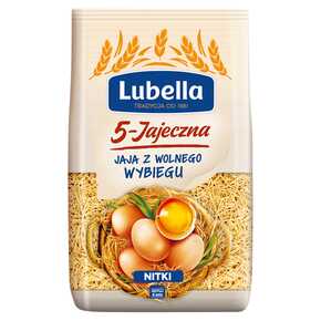MAKARON LUBELLA JAJECZNA NITKI 5-JAJ 400 g
