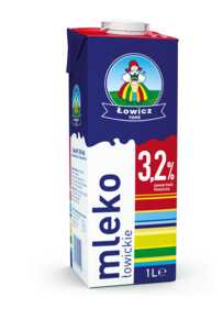 MLEKO UHT ŁOWICKIE PREMIUM 3,2 % 1 l