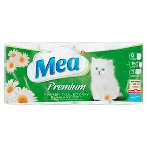 PAPIER TOALETOWY MEA PREMIUM RUMIANKOWY 3W 8 szt. MW DOBRY WYBÓR