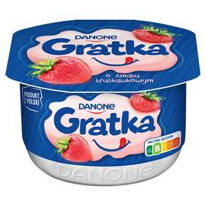 JOGURT GRATKA TRUSKAWKOWA 115 g DANONE