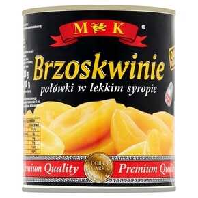 BRZOSKWINIE MK GRECKIE W SYROPIE EO PREMIUM 820 g KONSHURT
