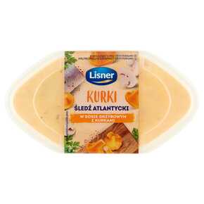 FILETY ŚLEDZIOWE LISNER W SOSIE ŚMIETANKOWYM Z KURKAMI 280 g