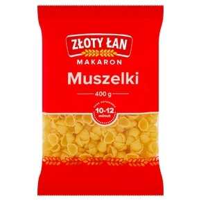 MAKARON ZŁOTY ŁAN MUSZELKI 400 g MW DOBRY WYBÓR
