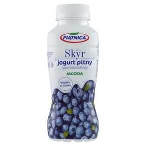 JOGURT PIĄTNICA SKYR PITNY JAGODA 330 ml