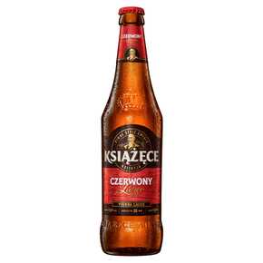 PIWO KSIĄŻĘCE CZERWONY LAGER 4,9 % 500 ml KP BUT ZW KRT