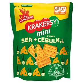 KRAKERSY LAJKONIK MINI SER I CEBULKA 100 g LBS