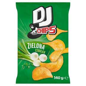 CHIPSY DJ ZIELONA CEBULKA 140 g MW DOBRY WYBÓR