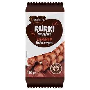 RURKI DESSIMO Z KREMEM KAKAOWYM 150 g MW DOBRY WYBÓR