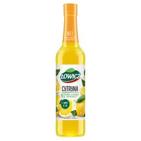 SYROP ŁOWICZ SUPLEMENT DIETY CYTRYNA 400 ml MASPEX