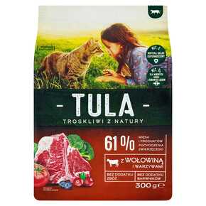 KARMA KOT TULA SUCHA WOŁOWINA WARZYWA 300 g MW DOBRY WYBÓR