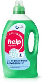 ŻEL DO PRANIA TKANIN BIAŁYCH I JASNYCH HELP 1,55  l MW