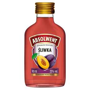 NAPÓJ SPIRYTUSOWY ABSOLWENT ŚLIWKA 25% 90 ml CEDC