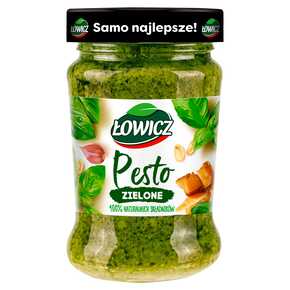 SOS ŁOWICZ PESTO ZIELONE BAZYLIA 180 g AGROS NOVA