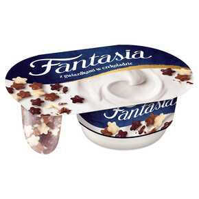 JOGURT FANTASIA GWIAZDKI CZEKOLADOWE 102 g DANONE