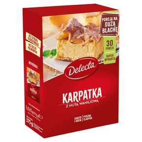 CIASTO DELECTA KARPATKA I KREM 375 g BAKALLAND