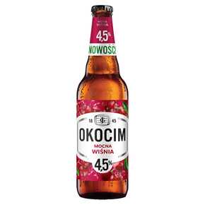 PIWO OKOCIM MOCNA WIŚNIA 4,5 % 500 ml CP BUT ZW
