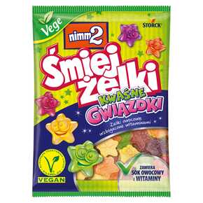 ŻELKI NIMM2 SMIEJŻELKI KWAŚNE GWIAZDKI 90 g STORCK