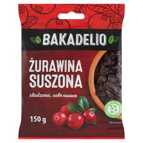 ŻURAWINA BAKADELIO CAŁA 150 g MW DOBRY WYBÓR