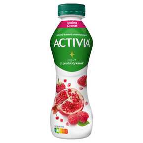 JOGURT ACTIVIA PITNY O SMAKU GRANAT-MALIN 280 g DANONE