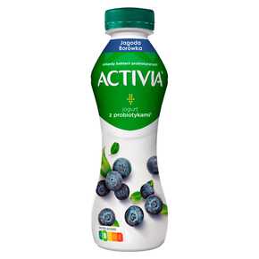 JOGURT ACTIVIA PITNY O SMAKU JAGODA-BORÓW 280 g DANONE