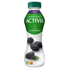 JOGURT ACTIVIA PITNY O SMAKU SUSZONA ŚLIWKA 280 g DANONE