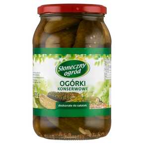 OGÓRKI KONSERWOWE SŁONECZNY OGRÓD 900 g /470 g MW DOBRY WYBÓR