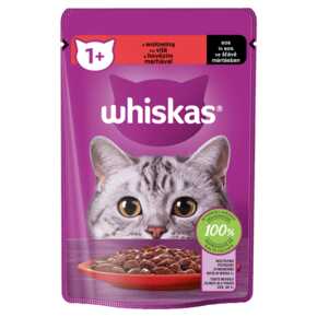 KARMA KOT WHISKAS WOŁOWINA 85 g
