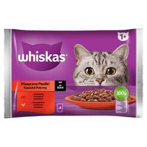 KARMA KOT WHISKAS KURCZAK WOŁOWINA 4*85 g MARS