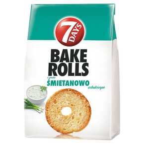 CHRUPKI CHLEBOWE BAKE ROLLS ŚMIETANA CEBULA 150 g MONDELEZ