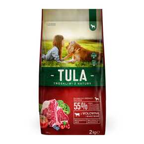 KARMA TULA DLA PSA SUCHA WOŁOWINA WARZYWA 2 KG