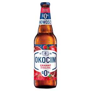 PIWO OKOCIM GRANAT-MALIN 0% 500 ml CP BUT ZW