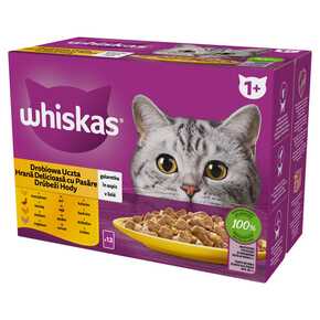 KARMA DLA KOTA WHISKAS DROB.UCZTA MIX 12*85 g