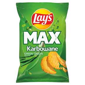 CHIPSY LAY'S KARBOWANE ZIELONA CEBULKA 120 g FRITO-LAY