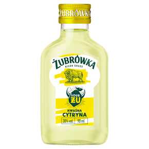 NAPÓJ SPIRYTUSOWY ŻUBRÓWKA ŻU KWAŚNA CYTRYNA 30% 90 ml CEDC
