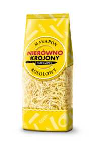 MAKARON POL-MAK ROSOŁOWY NIERÓWNO KROJONY 250 g
