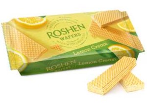 WAFLE LEMON CREAM 216 g ROSHEN
